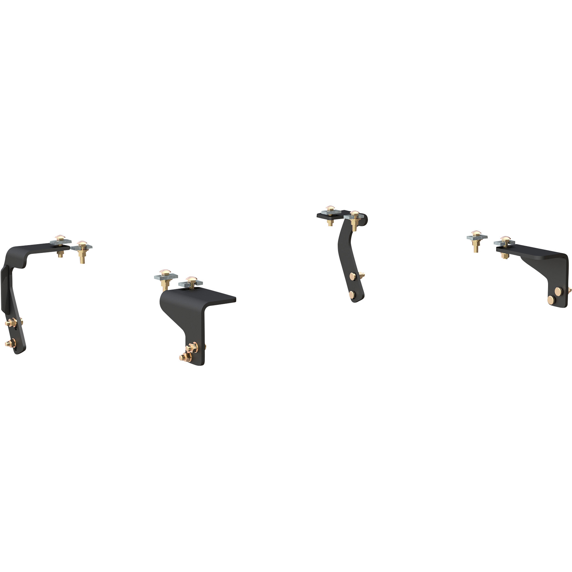 CURT Semi-Custom 5th Wheel Brackets, For 2009-2019 Dodge/RAM 1500, Model# 16306
